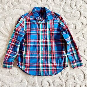 Ralph Lauren toddler boy plaid shirt 4T